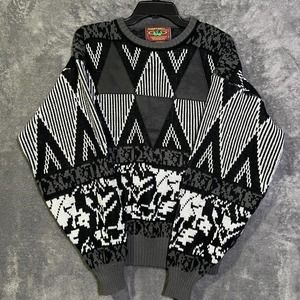 Vintage Chartwell 80s 90s Golf Sweater Dad Sports Novelty size L